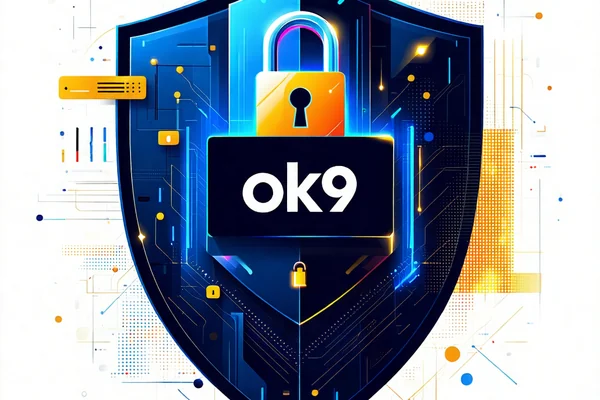 Biểu tượng bảo mật và an toàn dữ liệu tại OK9