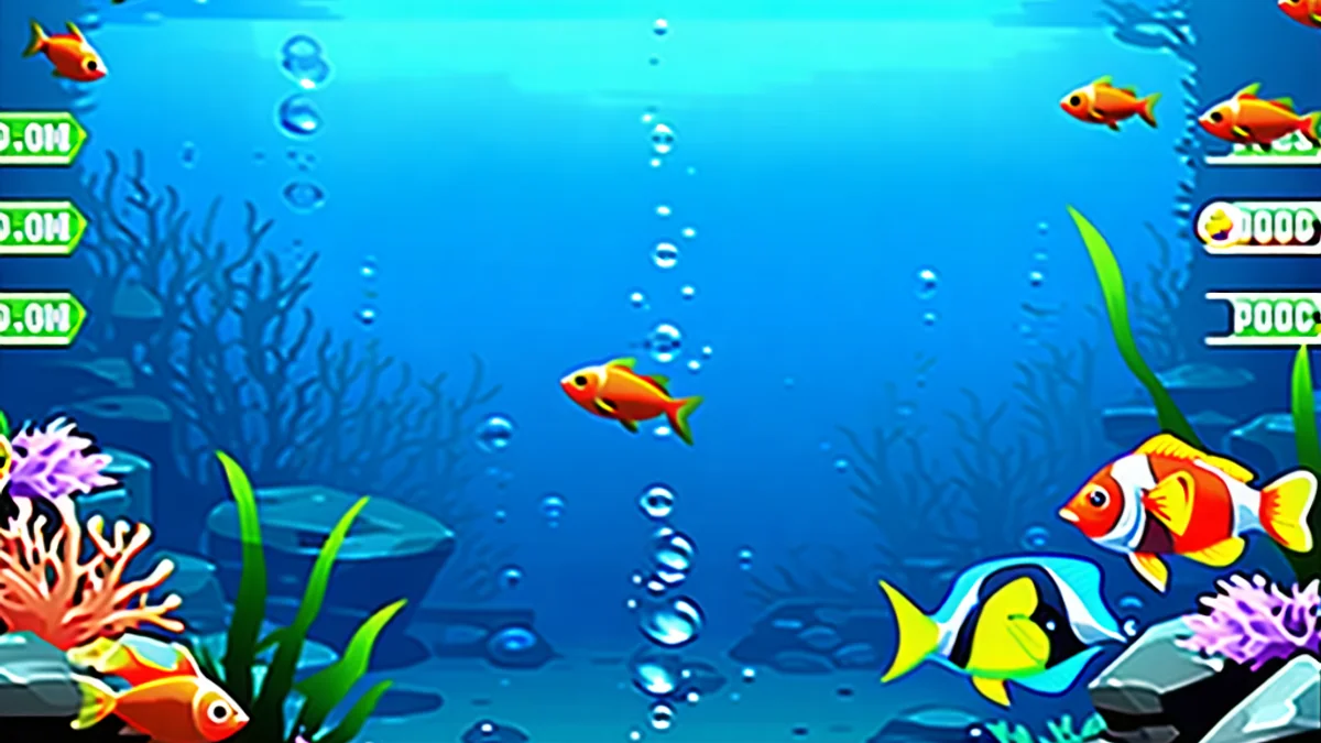 Giao diện game bắn cá OK9 với nhiều loại cá và pháo
