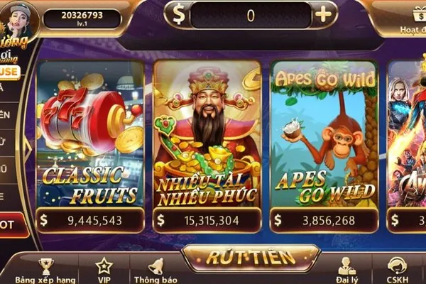 Kho game slot đổi thưởng OK9