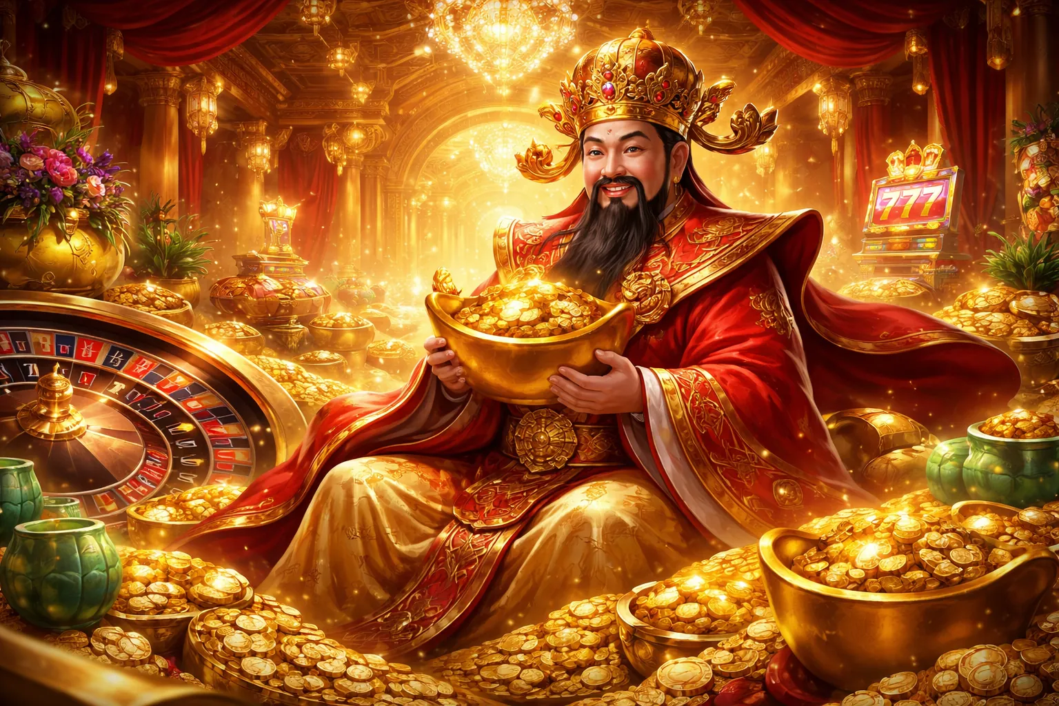 Bàn chơi Blackjack trực tiếp tại sòng bạc OK9 với dealer đang chia bài