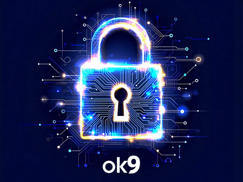Biểu tượng công nghệ đổi mới và bảo mật cao cấp tại OK9