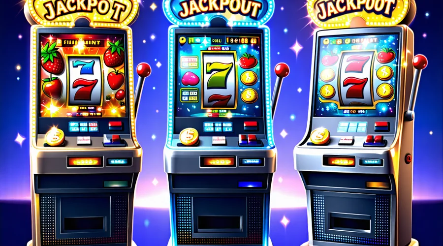 Giao diện trò chơi slot với đồng hồ đếm ngược jackpot lũy tiến trên nền xanh vàng của OK9