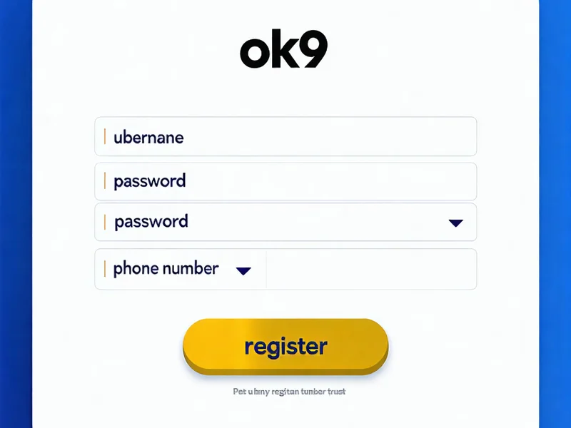 Hướng dẫn đăng ký tài khoản OK9, OK9.com, ok9aa