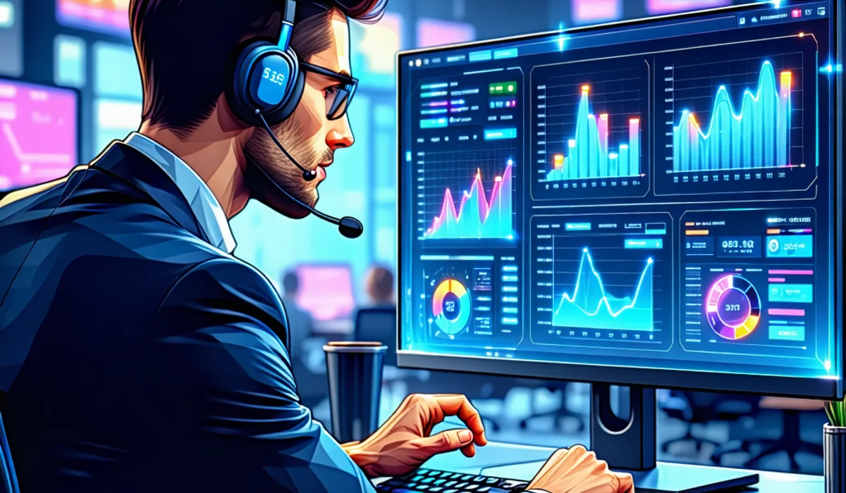 Hình ảnh người đang giải quyết vấn đề trên máy tính, biểu thị dịch vụ hỗ trợ giải quyết sự cố rút tiền tại OK9