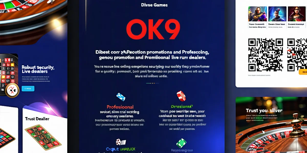 Người chơi tận hưởng các trò chơi casino trực tuyến trên OK9 với giao diện hiện đại và an toàn